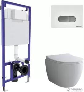 Унитаз Berges Wasserhaus Okus + Toma Slim SO + Novum525 + D7 043262 фото