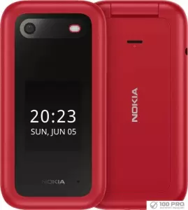 Кнопочный телефон Nokia 2660 (2022) TA-1469 Dual SIM (красный) фото