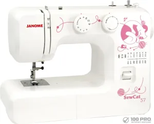 Электромеханическая швейная машина Janome SewCat 57 фото