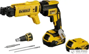 Шуруповерт для гипсокартона DeWalt DCF620P2K (с 2-мя АКБ, кейс) фото