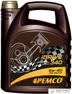Моторное масло Pemco iDRIVE 340 5W-40 API SN/CF 5л фото
