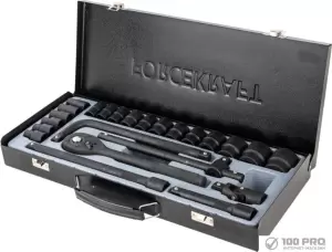 Набор трещотка с головками ForceKraft FK-4245B-5MPB (24 предмета) фото