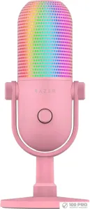 Проводной микрофон Razer Seiren V3 Chroma Quartz Pink фото