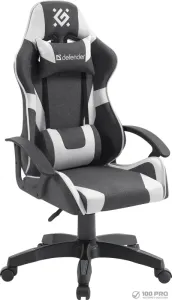 Игровое (геймерское) кресло Defender Ibis 64043 (серый/белый) фото
