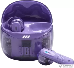 Наушники JBL Tune Flex 2 Ghost (фиолетовый) фото