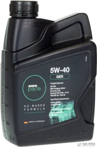 Моторное масло Avista pace GER 5W-40 1л фото