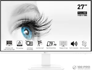 Монитор MSI Pro MP273W фото