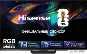 RGB miniLED телевизор Hisense 65UR8S фото
