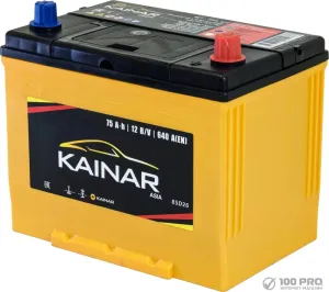Автомобильный аккумулятор Kainar Asia 75 JR (75 А·ч) фото