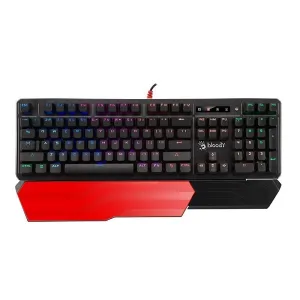 Клавиатура A4Tech Bloody B975 Black (Механическая, LK Libra Orange, подсветка, USB) фото