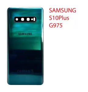 Задняя крышка (стекло) для Samsung Galaxy S10+ (G975) в сборе аквамарин фото