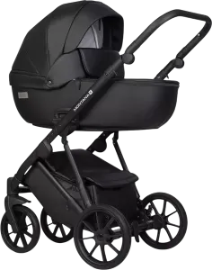 Детская универсальная коляска Riko Montana X Ecco 3 В 1 Basic (черный) фото