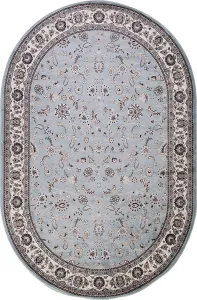 Ковер Merinos Valencia Deluxe d251-OVAL-L.BLUE-BROWN фото
