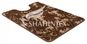 Коврик туалета SHAHINTEX VINTAGE SH V002 60*80 шоколадный 37, арт. 897 фото