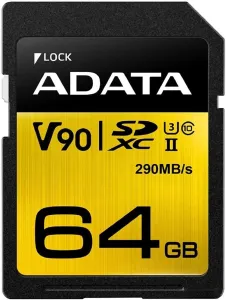 Карта памяти ADATA Premier ONE ASDX64GUII3CL10-C SDXC 64GB фото