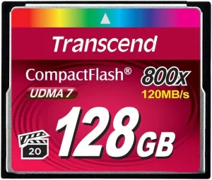 Карта памяти Transcend 800x CompactFlash Premium 128GB (TS128GCF800) фото