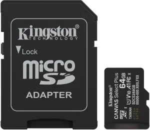 Карта памяти Kingston Canvas Select Plus microSDXC 64GB SDCS3/64GB (с адаптером) фото