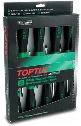 Набор отверток Toptul GAAE0821 8 предметов фото