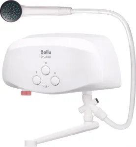 Проточный электрический водонагреватель кран+душ Ballu 3-Logic TS 5.5 кВт (кран+душ) фото