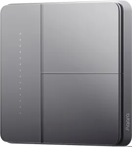 Выключатель Aqara Z1 Pro 2 клавиши (графитовый) фото