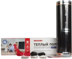 Инфракрасная пленка Rexant Optima 150 12 кв.м. 1800 Вт фото