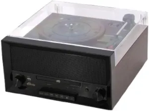 Многофункциональный аудиоцентр Ritmix LP-400B (черный/коричневый) фото
