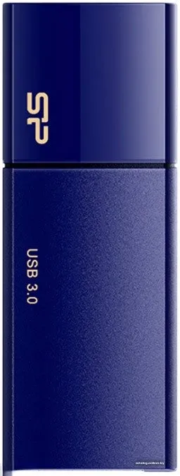 USB Flash Silicon-Power Blaze B05 Blue 128GB (SP128GBUF3B05V1D) фото