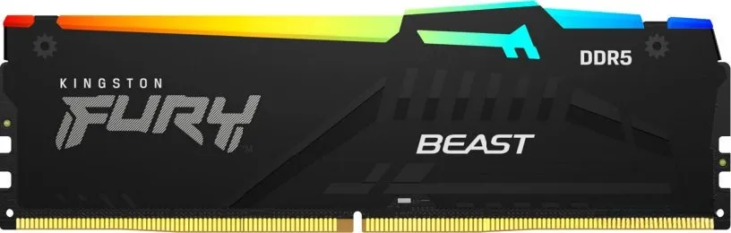 Оперативная память Kingston FURY Beast RGB 32ГБ DDR5 5200 МГц KF552C40BB2A-32 фото