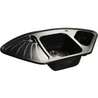 Кухонная мойка GranFest GF-C1040E (черный) фото