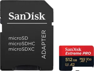 Карта памяти SanDisk Extreme PRO SDSQXCZ-512G-GN6MA microSDXC 512GB (с адаптером) фото