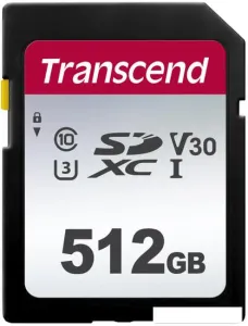 Карта памяти Transcend SDXC 300S 512GB фото