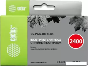Картридж CACTUS CS-PGI2400XLBK (аналог Canon PGI-2400XL BK) фото