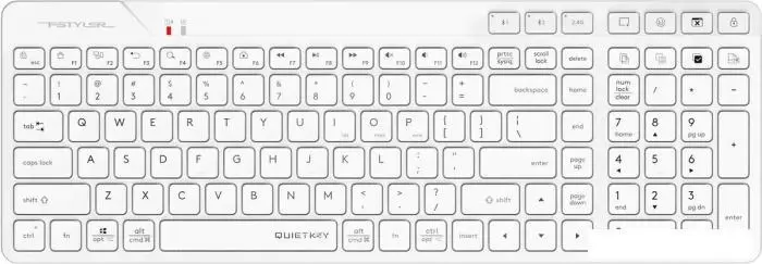 Клавиатура A4Tech Fstyler FBK27C AS (белый) фото