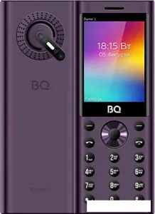 Кнопочный телефон BQ BQ-2458 Barrel L (фиолетовый) фото