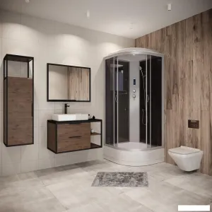 Душевая кабина Niagara NG-3503-14P 80x80x215 (тонированное стекло) фото