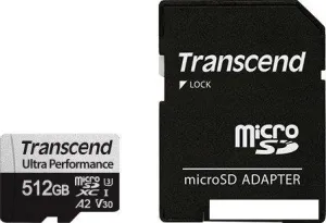 Карта памяти Transcend microSDXC 340S 512GB (с адаптером) фото