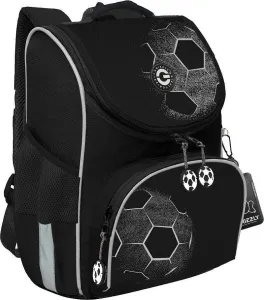 Школьный рюкзак Grizzly RAm-685-10 (черный/серый) фото