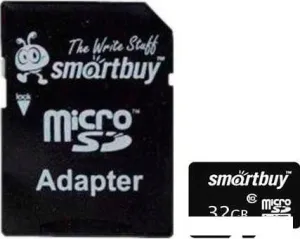 Карта памяти Smart Buy microSDHC Class 10 32GB (SB32GBSDCL10-01) фото
