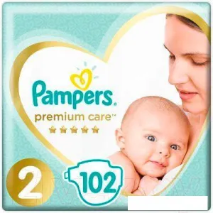 Подгузники Pampers Premium Care 2 (102 шт) фото