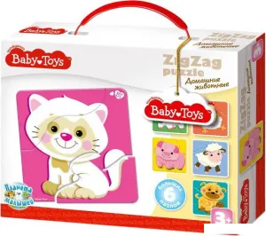 Мозаика/пазл Baby Toys Домашние животные 02500 фото