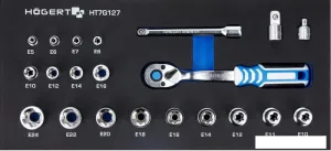 Универсальный набор инструментов Hogert Technik HT7G127 (22 предмета) фото