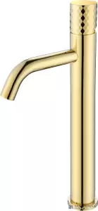 Смеситель Boheme Stick 122-GG для раковины, gold diamond gold фото