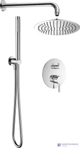 AQUAme Siena AQM8404CR Душевая система скрытого монтажа, хром фото