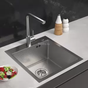 Кухонная мойка ARFEKA ECO AR 450*500 SATIN DECOR фото