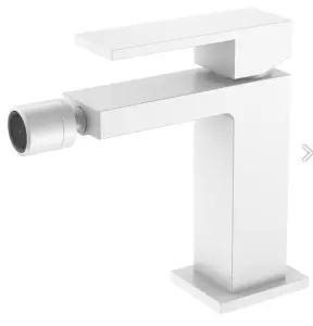 Смеситель для биде Boheme Qubic Matt White 476-MW фото
