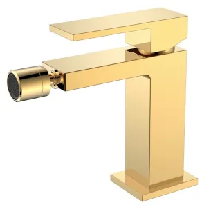 Смеситель для биде Boheme Qubic Shinny Gold 476-G фото