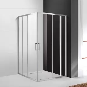 Душевой уголок Cezares MOLVENO-AH-22-110/100-C-Cr-IV 110x100 стекла прозрачные, профиль хром фото