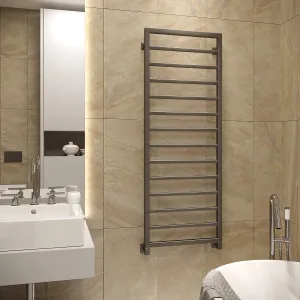 Полотенцесушитель водяной Stinox Croma 50x140 черный матовый фото