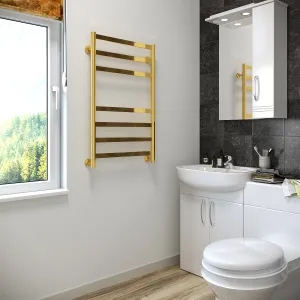 Полотенцесушитель водяной Stinox Maxima 50x80 золото глянец фото