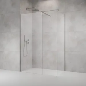 Душевой уголок Radaway Modo New Brushed Nickel III 50x90 стекла прозрачные, профиль брашированный никель фото